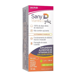 Sany D 200UI Sabor Maçã Verde Gotas 10mL